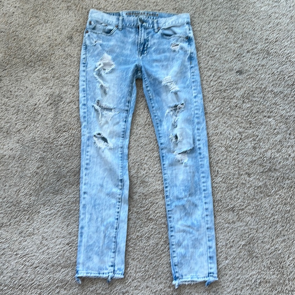 American Eagle Mens Flex Skinny Jeans Blue size 30x32